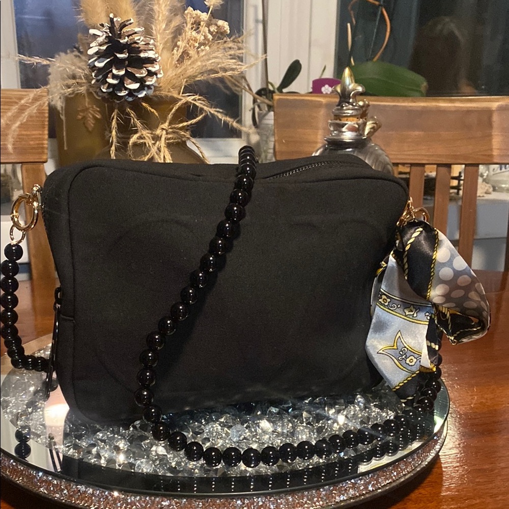 Valentino Black Crossbody Bag Structured Design